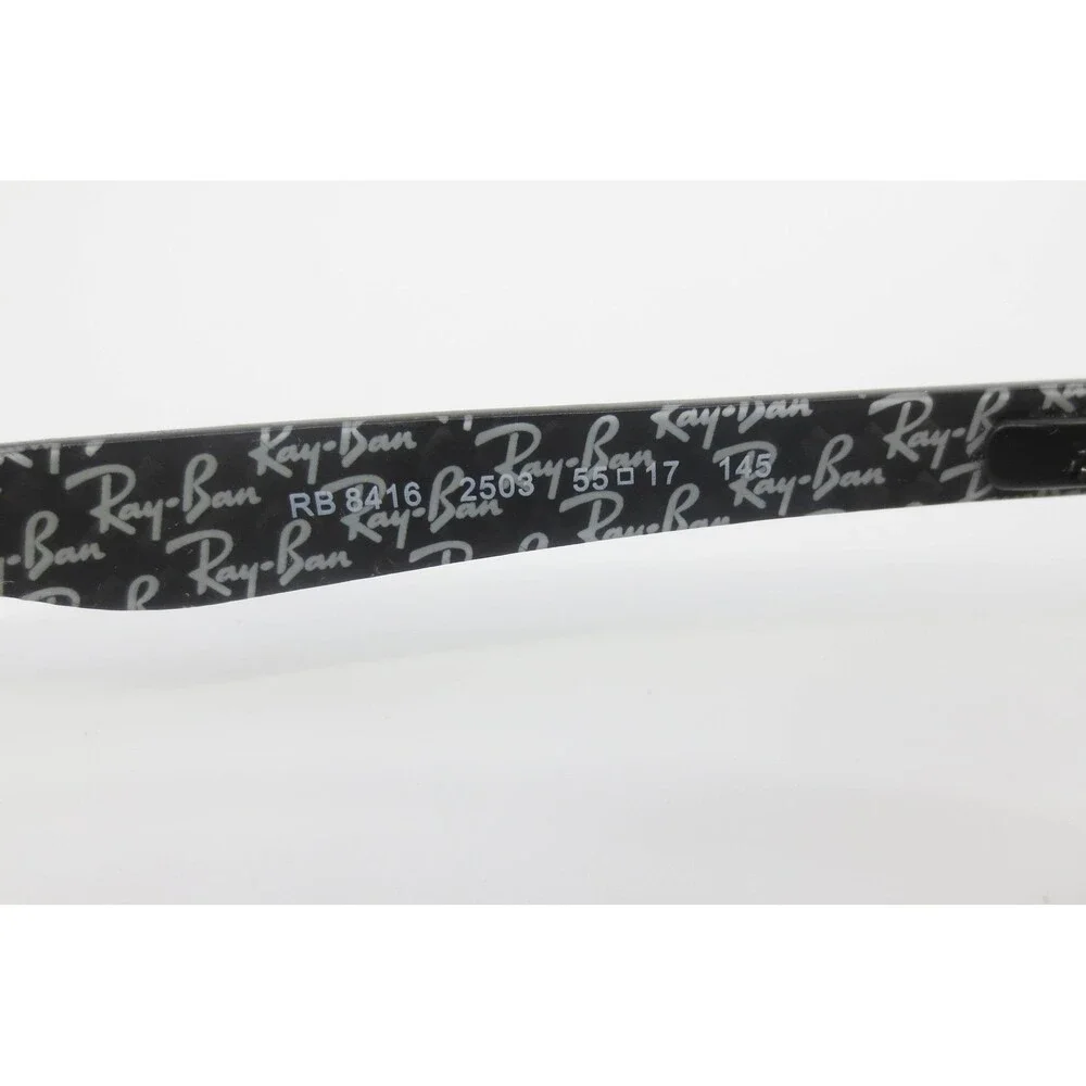 Ray-Ban RB 8416 2503 Matte Black Carbon Fiber Eyeglass Frames 55-17-145
